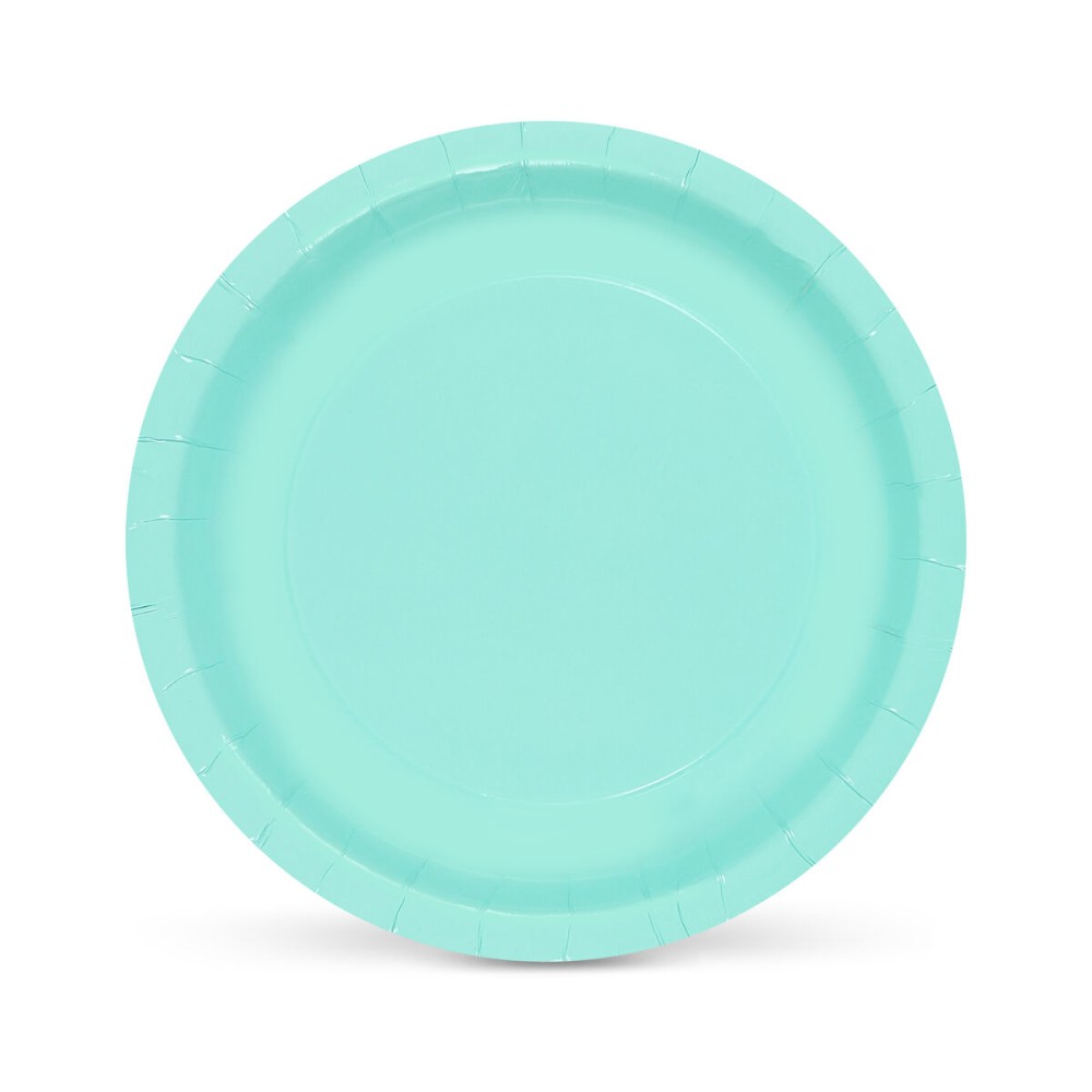 Service de vaisselle Algon Aigue marine 20 cm 10 Pièces (24 Unités)