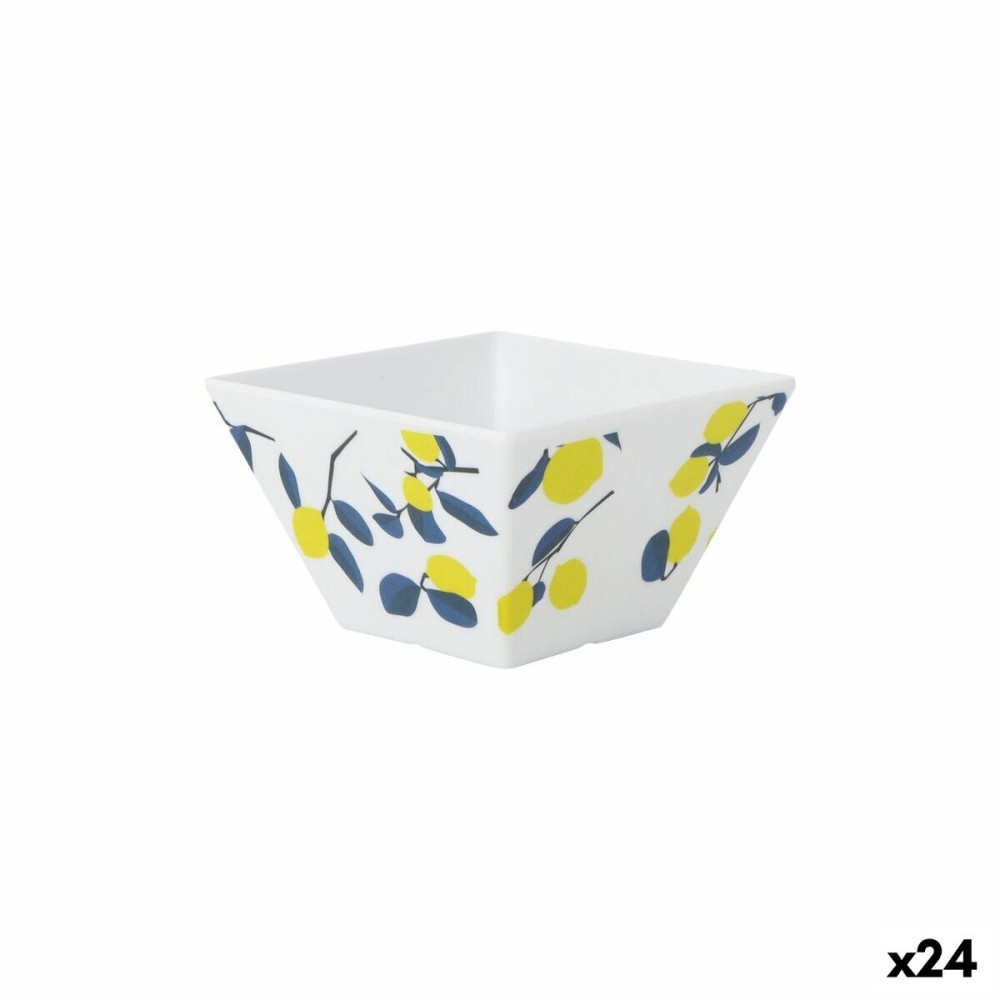 Schüssel für Vorspeisen La Mediterránea Zitronengelb 10 x 10 x 6 cm (24 Stück)