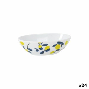 Schüssel für Vorspeisen La Mediterránea Zitronengelb 13,5 cm (24 Stück)