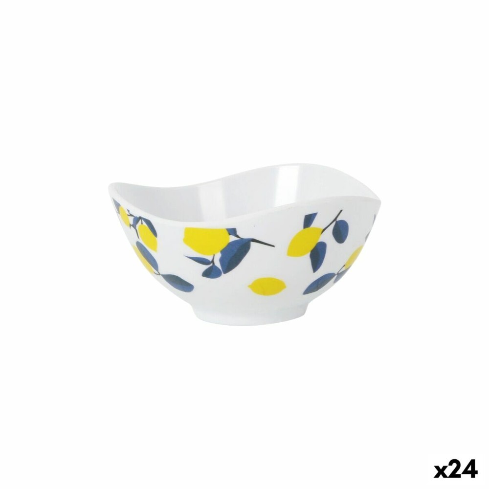 Schüssel für Vorspeisen La Mediterránea Zitronengelb 12 cm (24 Stück)