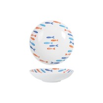 Assiette creuse La Mediterránea Poissons 21 x 5,3 cm (24 Unités)