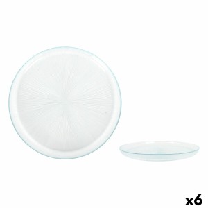 Flacher Teller La Mediterránea Venezia Glas Ø 21 cm (6 Stück)