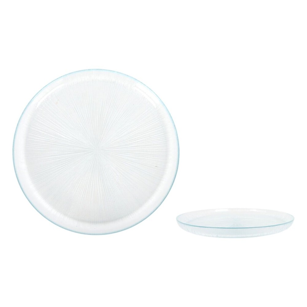 Assiette plate La Mediterránea Venezia verre Ø 25 cm Ø 25 x 2 cm (6 Unités)