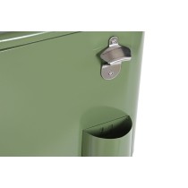 Tragbarer Kühlschrank DKD Home Decor 74 x 43 x 80 cm Stahl grün Polypropylen 56 L