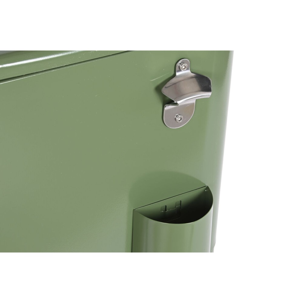 Tragbarer Kühlschrank DKD Home Decor 74 x 43 x 80 cm Stahl grün Polypropylen 56 L
