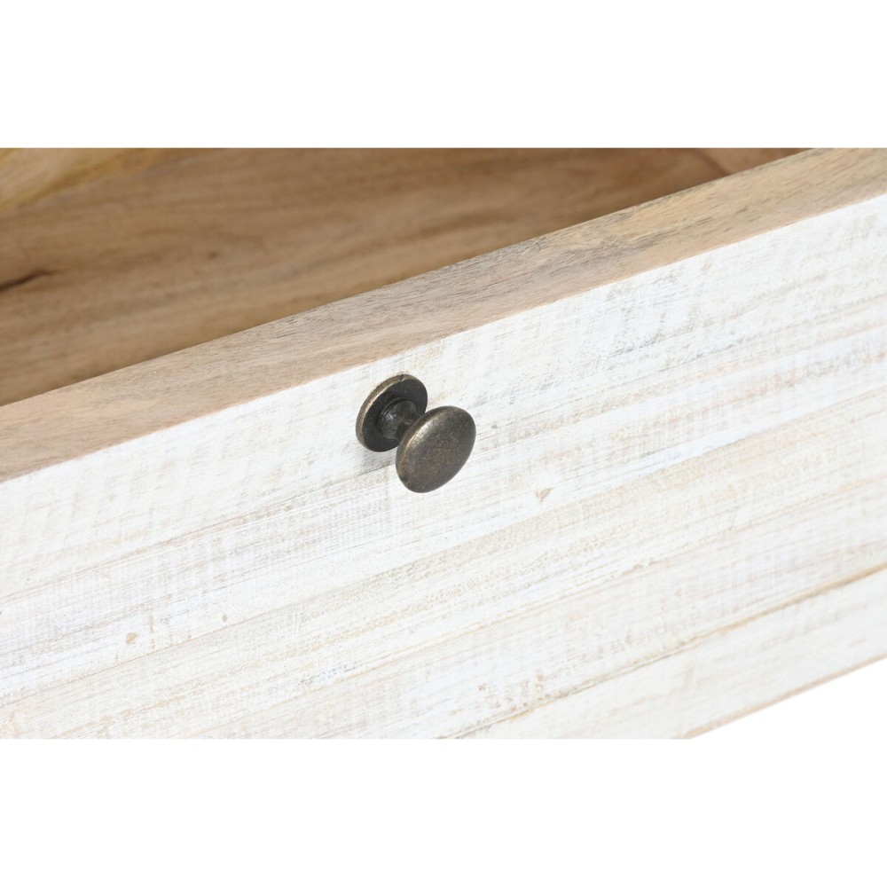 Étagère Home ESPRIT Blanc Bois de manguier 90 x 40 x 180 cm