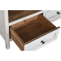 Regal Home ESPRIT Weiß Mango-Holz 100 x 40 x 198 cm