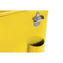 Portable Fridge Home ESPRIT Yellow Steel polypropylene 56 L 74 x 43 x 80 cm
