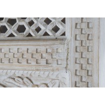 Shelves Home ESPRIT White Mango wood MDF Wood 180 x 40 x 200 cm