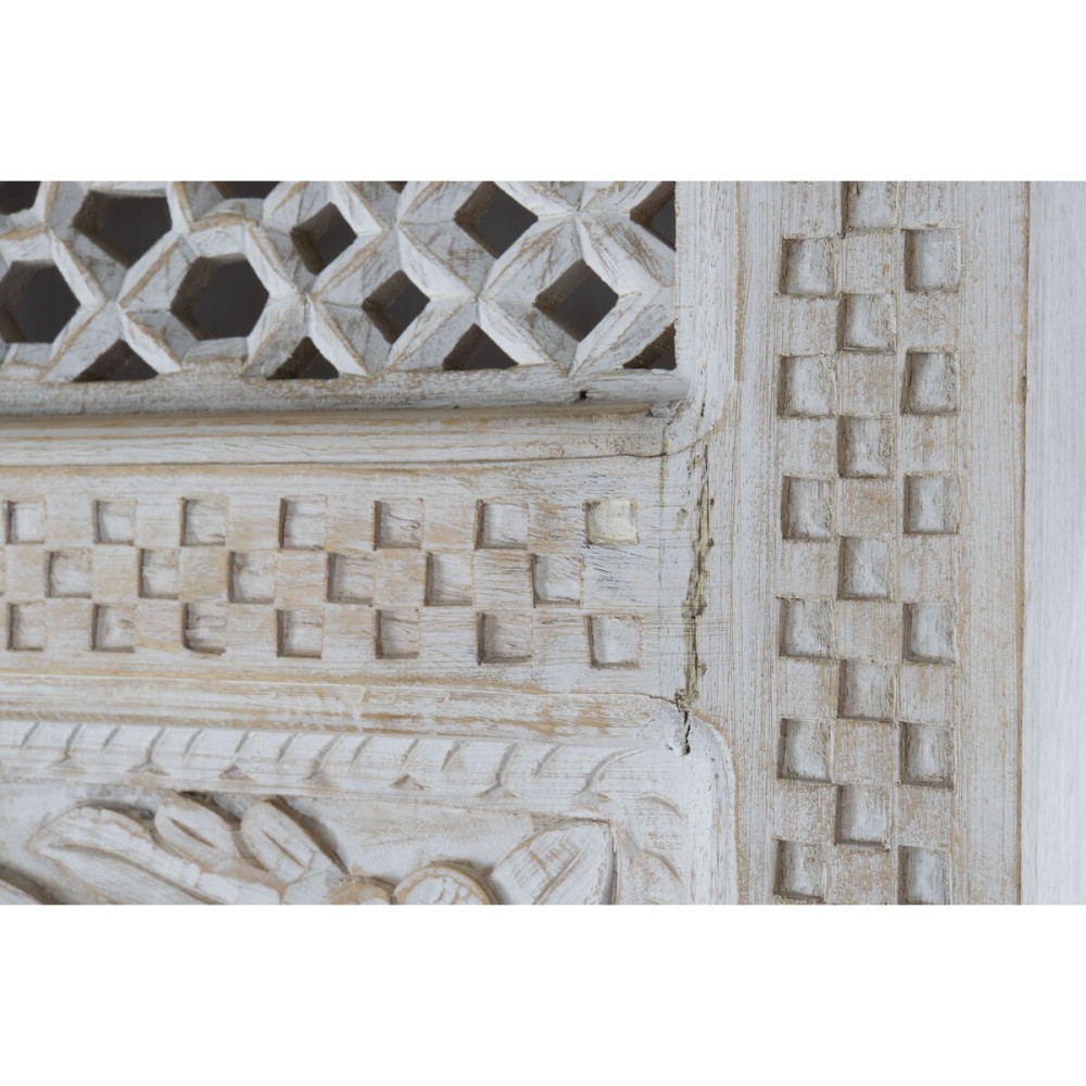 Shelves Home ESPRIT White Mango wood MDF Wood 180 x 40 x 200 cm