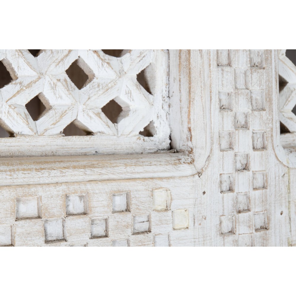 Shelves Home ESPRIT White Mango wood MDF Wood 180 x 40 x 200 cm