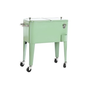 Portable Fridge Home ESPRIT Green Steel polypropylene 56 L 74 x 43 x 80 cm