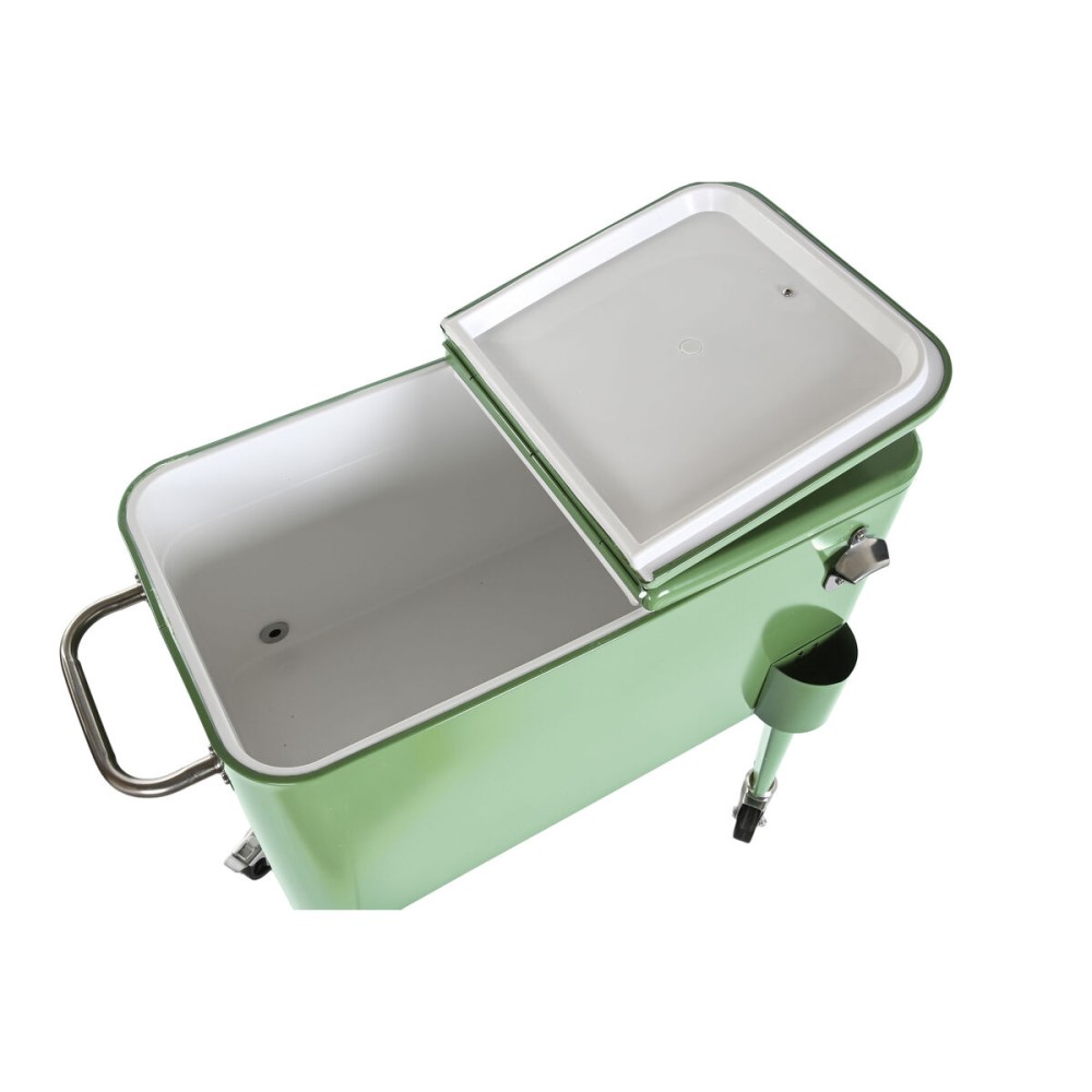 Portable Fridge Home ESPRIT Green Steel polypropylene 56 L 74 x 43 x 80 cm