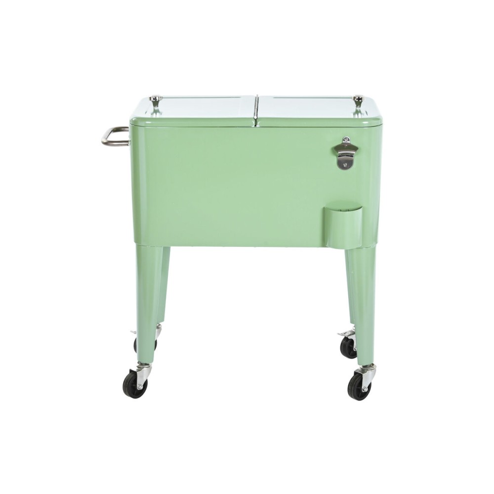 Portable Fridge Home ESPRIT Green Steel polypropylene 56 L 74 x 43 x 80 cm