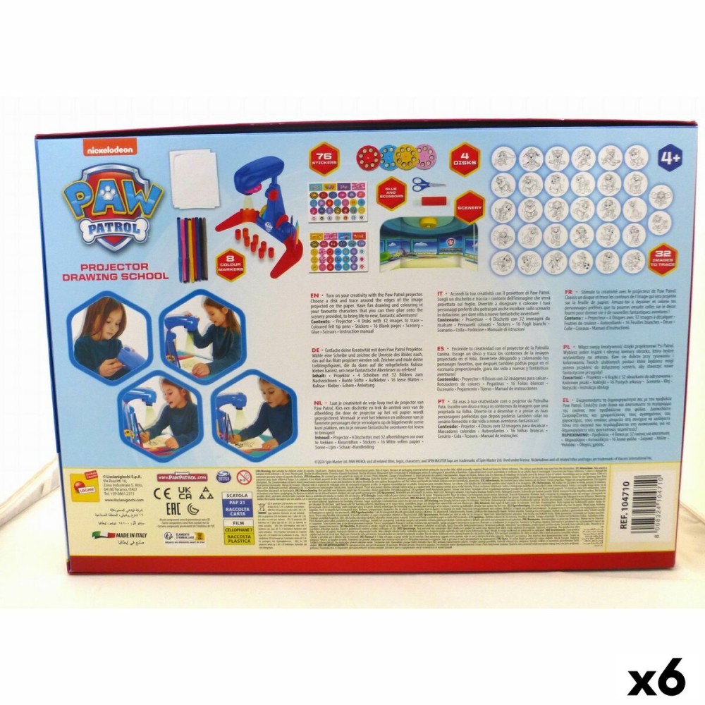 Kit de Dessin The Paw Patrol (6 Unités)