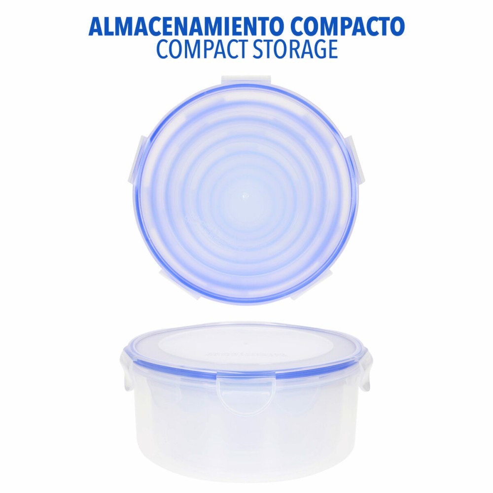 Set of Stackable Hermetically-sealed Kitchen Containers Max Home 23 x 11 x 23 cm 6 Units