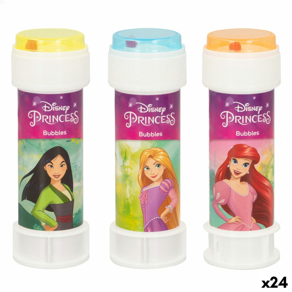 Bubble Blowing Game Disney Princess 3,8 x 11,5 x 3,8 cm (24 Units)