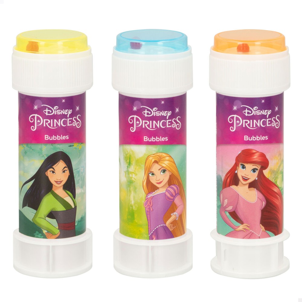 Bubble Blowing Game Disney Princess 3,8 x 11,5 x 3,8 cm (24 Units)