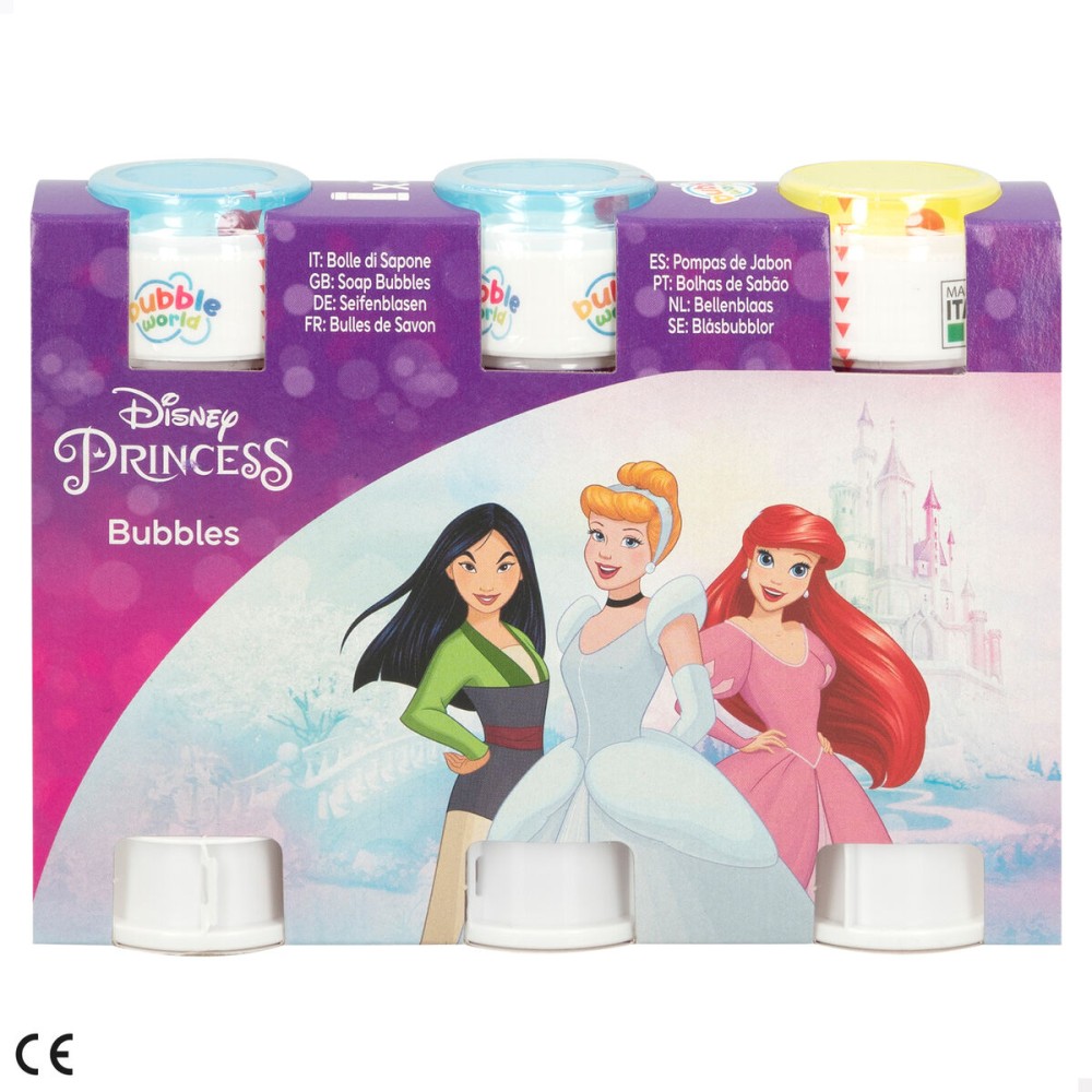 Seifenblasen Spiel Disney Princess 3,8 x 11,5 x 3,8 cm (24 Stück)