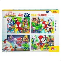 Set mit 4 Puzzeln Spidey 35 x 1,5 x 25 cm 48 Stücke (6 Stück)