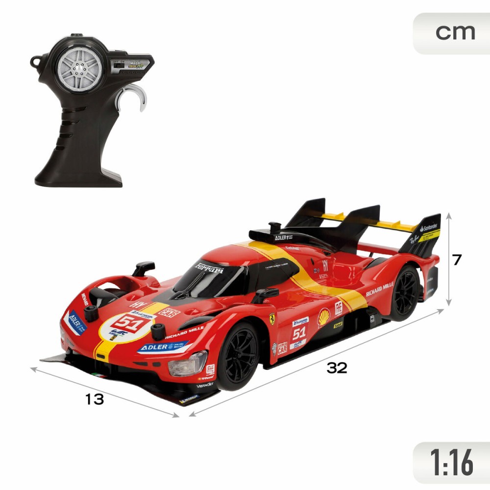 Voiture Télécommandée Ferrari 32 x 7 x 13 cm (4 Unités)
