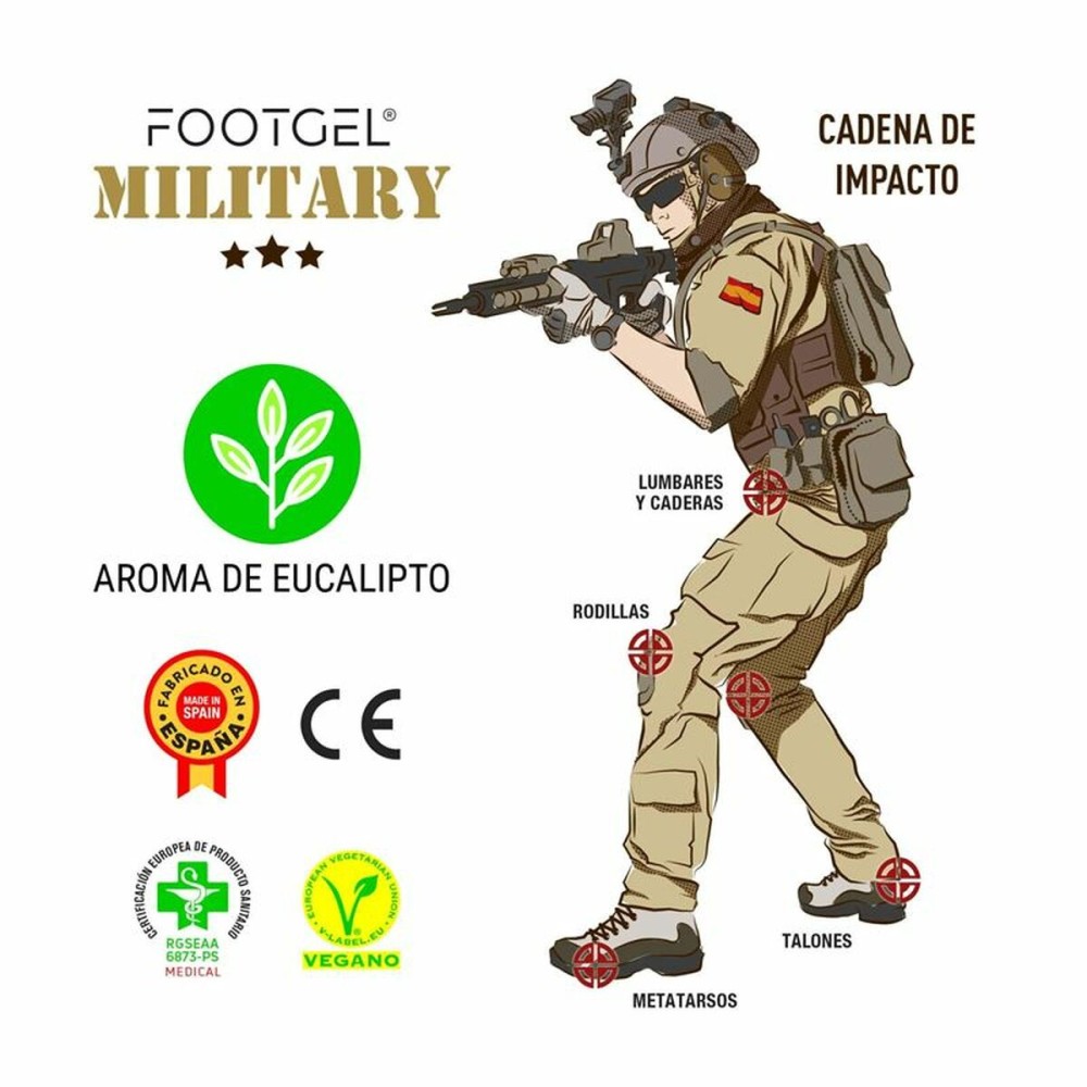 Stencils FootGel Military & Police 35-38 Eucalyptus