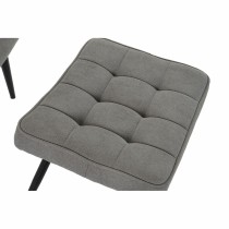 Armchair DKD Home Decor Black Grey 69 x 77 x 91 cm