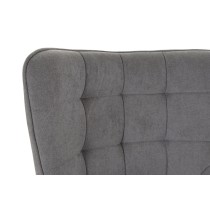 Sessel DKD Home Decor Schwarz Grau 69 x 77 x 91 cm