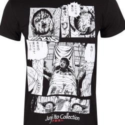 Kurzarm-T-Shirt Junji Ito Surgery Schwarz Unisex