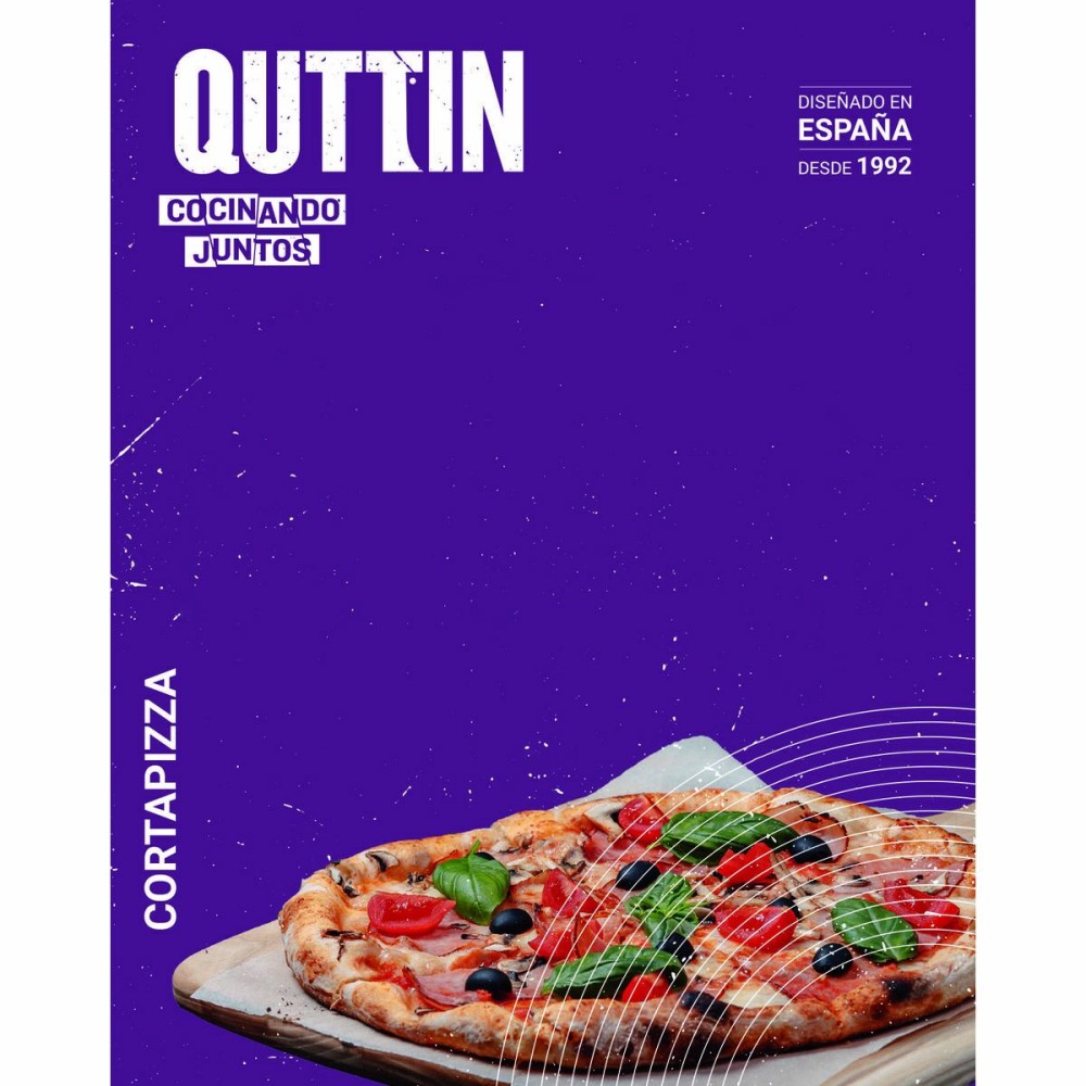 Pizzaschneider Quttin Stahl 10 x 8,5 cm (24 Stück)