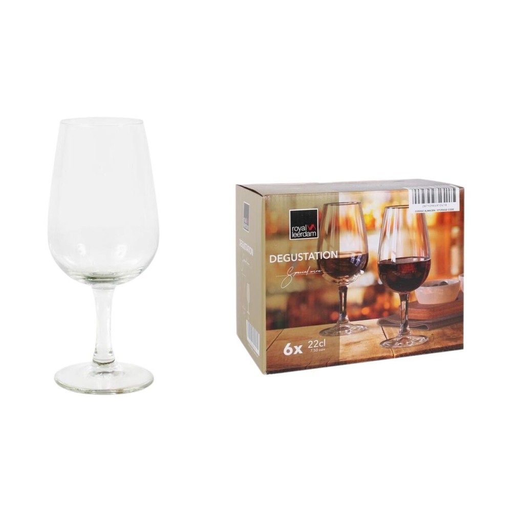 Weinglas-Set Royal Leerdam Degustation 22 cl (6 Stück)