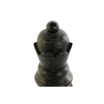 Figurine Décorative DKD Home Decor Blanc Marron Noir Pièces du jeu d'échec Loft 12 x 12 x 48 cm (2 Unités)
