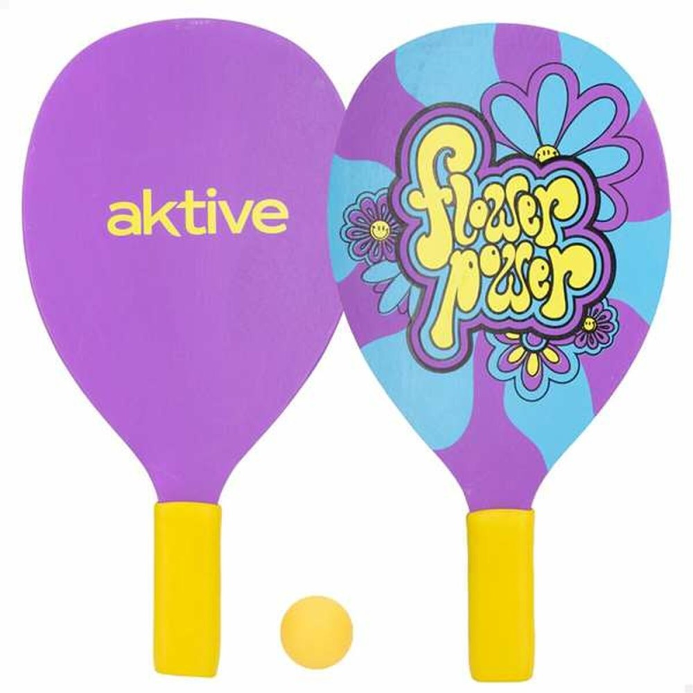 Raquettes de Plage avec Balle Aktive 40 x 0,8 x 21 cm