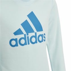 Sweatshirt ohne Kapuze für Mädchen Adidas Essentials Hellblau