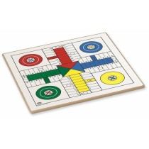 Parchís, Chess and Checkers Board Cayro Wood