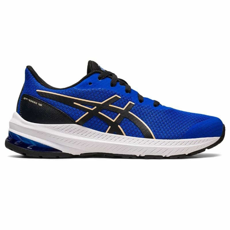 Running Shoes for Kids Asics GT-1000 12 GS Black Blue