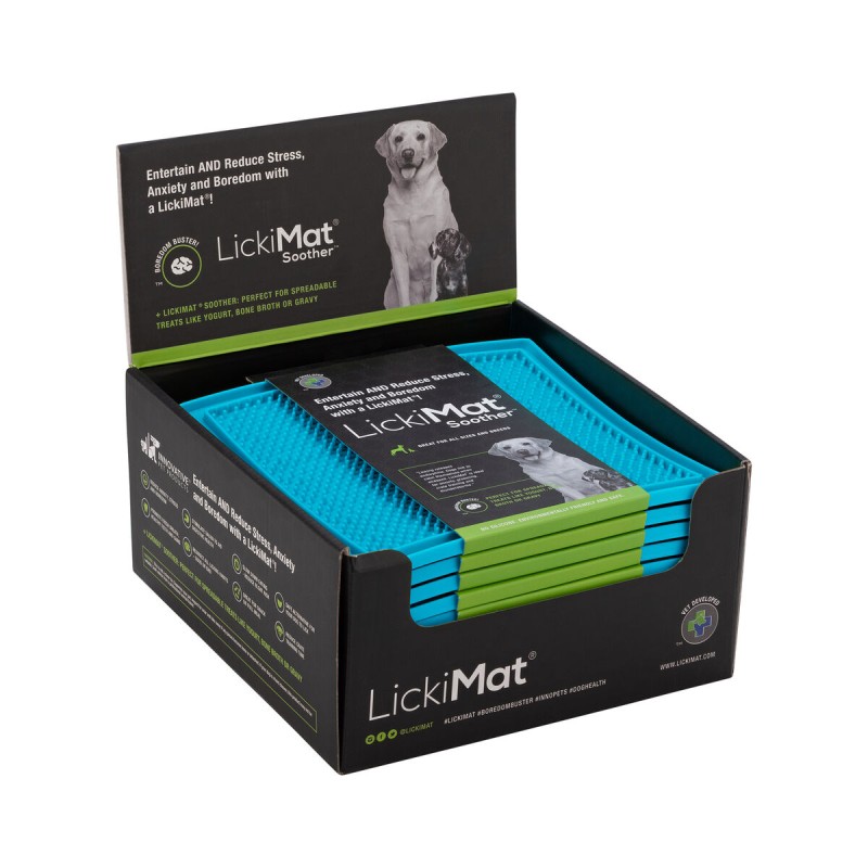 Mangeoire pour chiens Lickimat Turquoise TPR