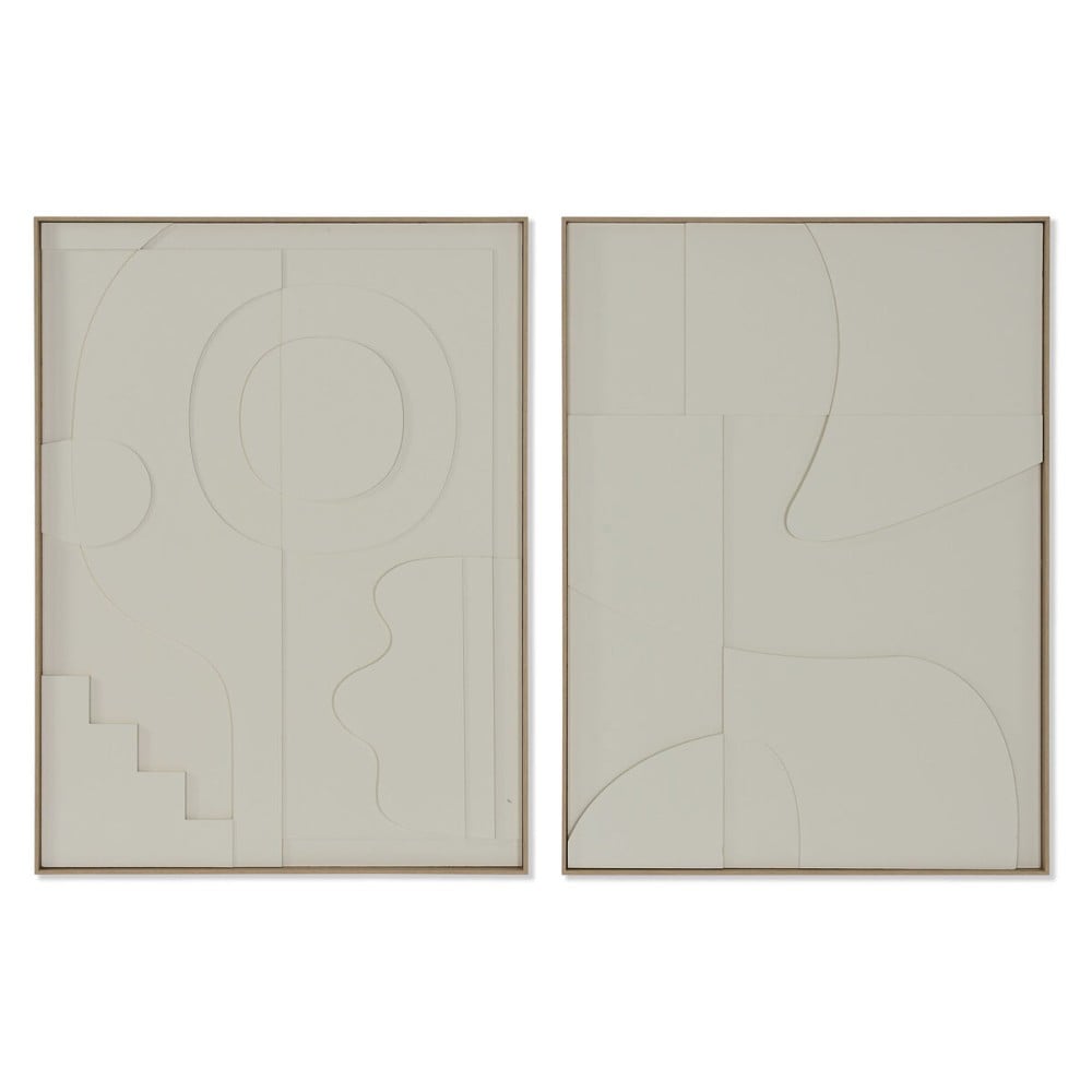 Bild Home ESPRIT abstrakt Skandinavisch 75 x 4 x 100 cm (2 Stück)