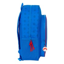 Schulrucksack Super Mario Play Blau Rot 32 X 38 X 12 cm