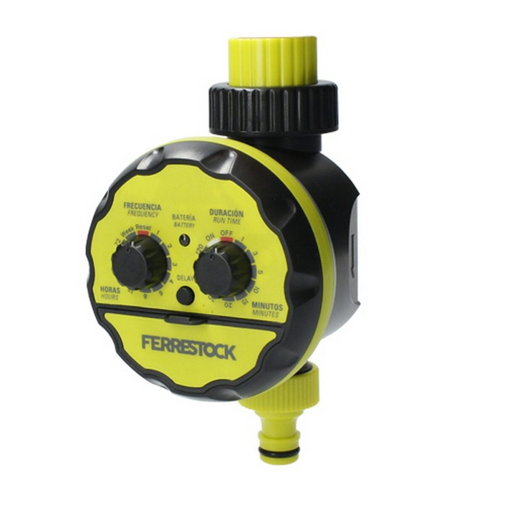 Programmateur d'arrosage Ferrestock Jaune