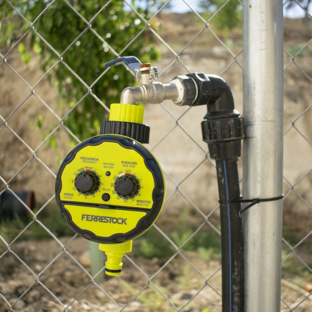 Watering programmer Ferrestock Yellow