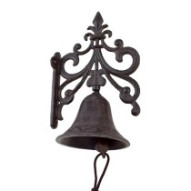 Dekorative Glocke Ferrestock schmiedeeisern Antiker Finish 230 x 110 x 145 mm