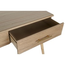 Console DKD Home Decor 100 x 40 x 76 cm Doré Marron Clair Bois de paulownia Bois MDF