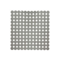 Non-slip Shower Mat Grey PVC 54 x 54 x 1 cm (6 Units)