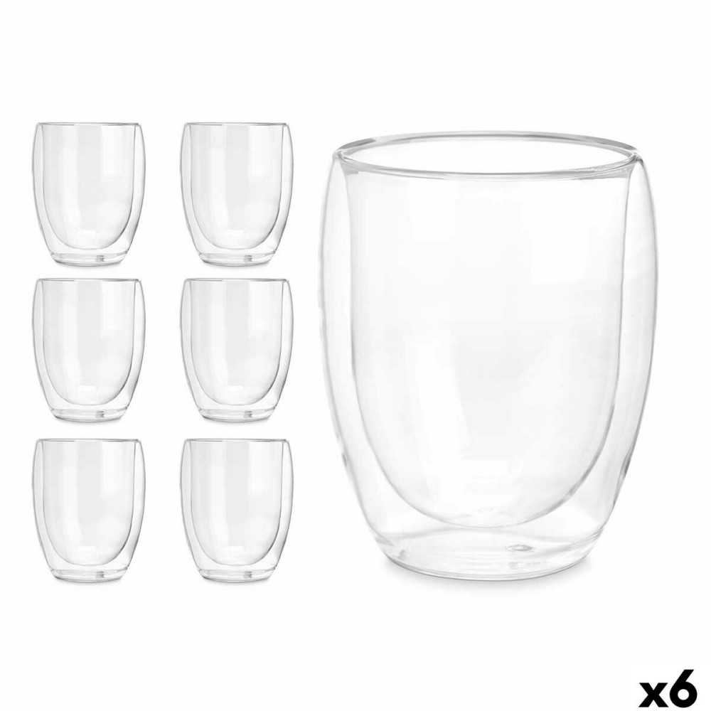 Wasserglas Vivalto OCT-DG2061 Durchsichtig Borosilikatglas 326 ml (6 Stück)