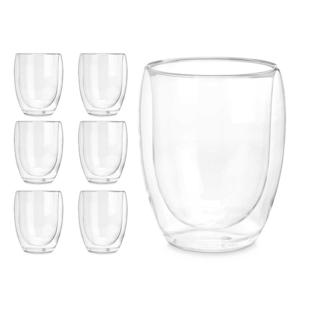 Wasserglas Vivalto OCT-DG2061 Durchsichtig Borosilikatglas 326 ml (6 Stück)
