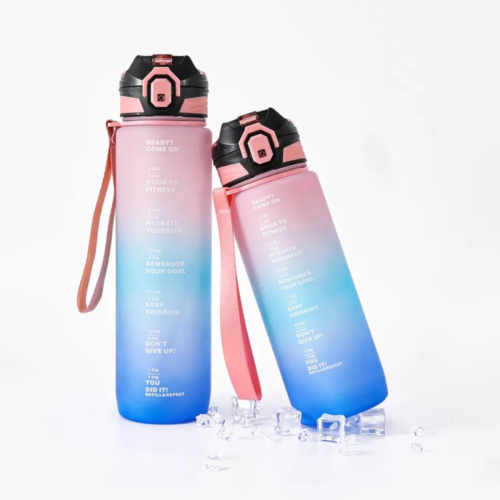 Bouteille d'eau Bewinner Multicouleur 800 ml 7,5 x 23,5 cm (12 Unités)