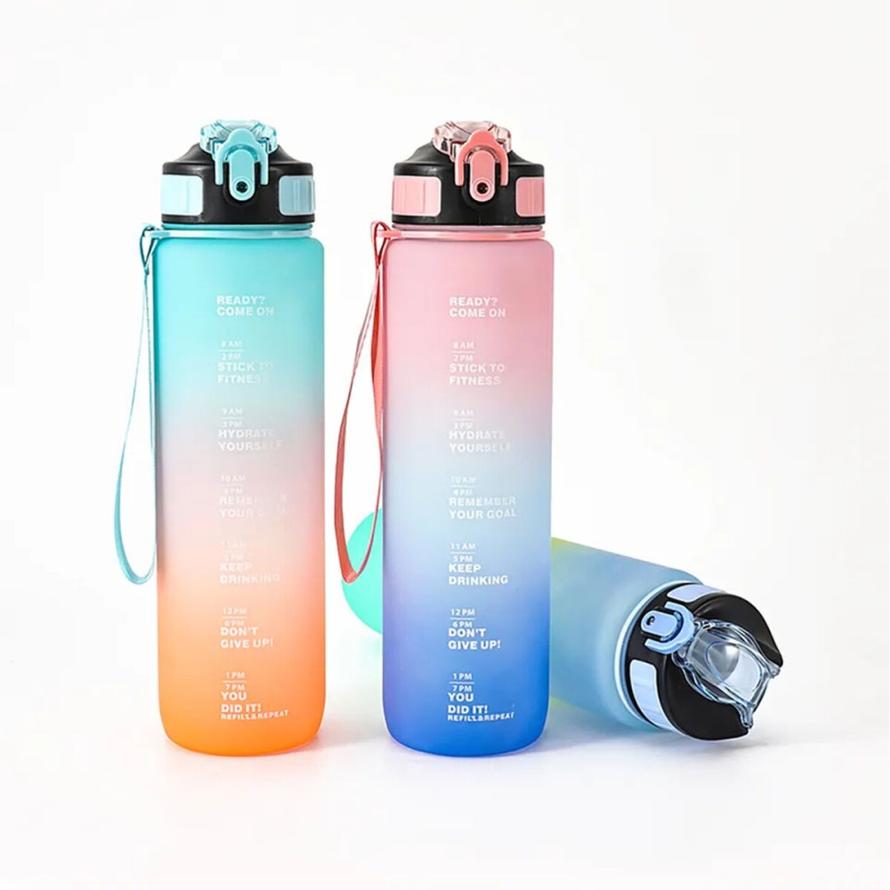 Wasserflasche Bewinner Bunt 800 ml 7,5 x 23,5 cm (12 Stück)