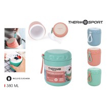 Thermoskanne für Lebensmittel ThermoSport 380 ml 9 x 9 x 11,5 cm (12 Stück)