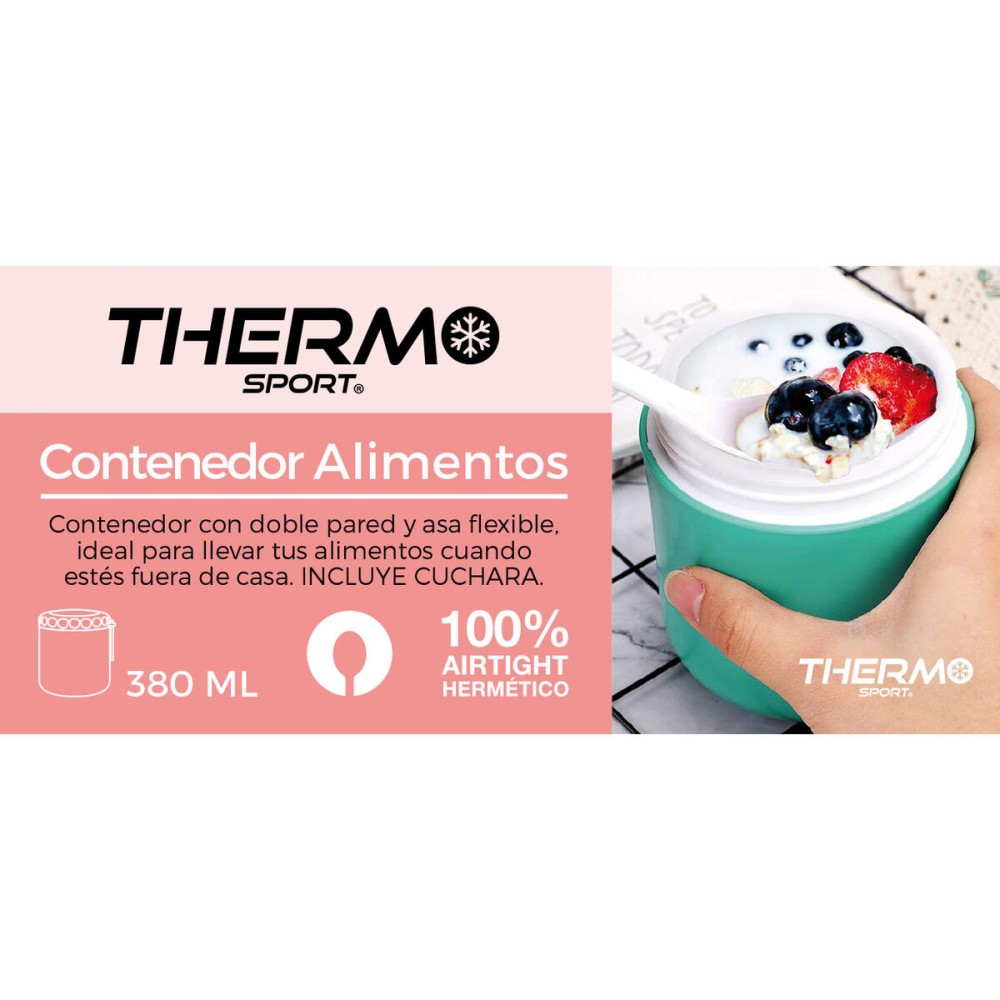 Thermoskanne für Lebensmittel ThermoSport 380 ml 9 x 9 x 11,5 cm (12 Stück)